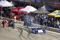 Ford Can-Am leaves pit stop - Grand AM Rolex Races Royalty Free Stock Photo