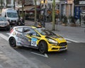 A ford car during a stage of the 6 hour of kortrijk