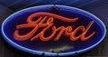 Vintage Ford Motor Company Neon Advertising Sign