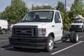Ford E-350 Cutaway truck. The Ford E-350 comes standard with a 7.3L V8 Premium-Rated Engine