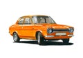 Ford Escort Mk1 RS1600 BDA Royalty Free Stock Photo