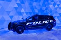 2020 Ford Explorer Hybrid Police Interceptor Royalty Free Stock Photo