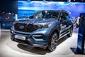 Ford Explorer Plug In Hybrid SUV at Brussels Motor Show, U625, Sixth generation, car produced by Ford Motor Company Royalty Free Stock Photo