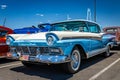 1957 Ford Fairlane 500 Skyliner Retractable Hardtop Convertible Royalty Free Stock Photo