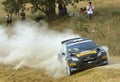 Ford Fiesta rally car Royalty Free Stock Photo