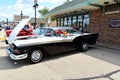 1957 Ford Galaxy 500 with Food Tray on Window Royalty Free Stock Photo