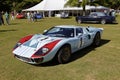 A Ford GT40 racing car at the Wilton Classic & Supercar Show 2015