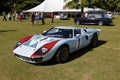 A Ford GT40 racing car at the Wilton Classic & Supercar Show 2015