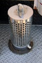 1940 Ford Howard Cooper Fire Engine Chrome Barrel Strainer Royalty Free Stock Photo