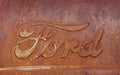 Ford logo on tractor