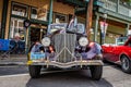 1936 Ford Model 68 Deluxe Club Cabriolet Royalty Free Stock Photo