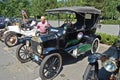 Ford Model T cars in a row Royalty Free Stock Photo