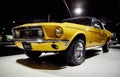 Ford Mustang, an American classic. Classic Car exhibition - Heydar Aliyev Center, Baku, Azerbaijan Royalty Free Stock Photo