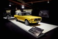 Ford Mustang, an American classic. Classic Car exhibition - Heydar Aliyev Center, Baku, Azerbaijan Royalty Free Stock Photo