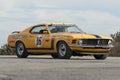 1970 ford mustang boss 302 race car Royalty Free Stock Photo