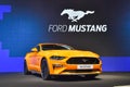 Ford Mustang car on display at The 35th Thailand International M Royalty Free Stock Photo