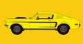 1968 Ford Mustang Cobra in Yellow