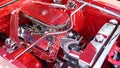 Ford Mustang Engine Royalty Free Stock Photo