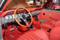 1965 Ford Mustang Fastback dashboard at 25th Trans Sport Show in Pasay, Philippines Royalty Free Stock Photo