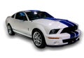 Ford Mustang GT500 Isolated Royalty Free Stock Photo