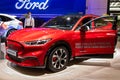 Ford Mustang Mach-E GT electric SUV car showcased at the IAA Mobility 2021 motor show in Munich, Germany - September 6, 2021