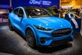 Ford Mustang Mach-E GT electric SUV car showcased at the IAA Mobility 2021 motor show in Munich, Germany - September 6, 2021
