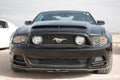 Ford Mustang on the race track b.b Royalty Free Stock Photo