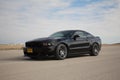 Ford Mustang on the race track b.b Royalty Free Stock Photo