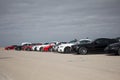 Ford Mustangs on the race track and on the roads of the desert