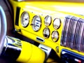 1940 Ford Pickup truck interior Royalty Free Stock Photo