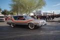 Ford Pinto Cruising Wagon during SEMA Show Cruise Royalty Free Stock Photo