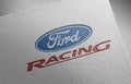 Ford-racing-1 on paper texture