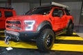 Ford ranger raptor pick up at TransSport Show in Pasay, Philippines