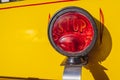 Ford A Roadster Convertible rear stop light on display during Supercar Sunday car event