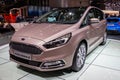 Ford S-Max Vignale shown at the 86th International Geneva Motor Show in Palexpo, Geneva. March 2, 2016 Royalty Free Stock Photo