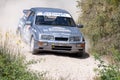 ford sierra rs cosworth car on rally race