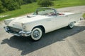 1957 Ford Thunderbird sitting on