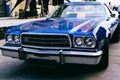 Ford torino 1973 Blue retro cars of the old sample