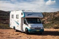 Ford Transit caravan of the Sunliner Isle company which is renting motorhomes in Australia for adventures