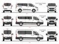 Set of Ford Vans and Minivans 2014-present