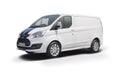 Ford Transit custom van isolated on white background Royalty Free Stock Photo