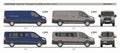 Ford Transit L3H1 Four Type Vans Set 2014-present