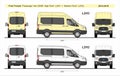 Ford Transit Passenger Van L2H2 and L2H3 2014-present