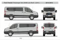 Ford Transit Passenger Van SWB Low Roof L2H1 2014-2018