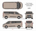 Ford Transit Tourneo Custom Van L2H1 2018-2019