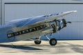 A 1929 Ford Trimotor plane