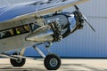 A 1929 Ford Trimotor plane