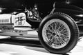 Ford V8 Monoposto Indianapolis Style of 1936 american vintage racing car on cars exhibition. Classic Car exhibition -