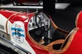 Ford V8 Monoposto Indianapolis Style of 1936 american vintage racing car on cars exhibition. Classic Car exhibition -