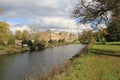 Forde Abbey From The Banks Of The Long Pond, Somerset, UK Royalty Free Stock Photo